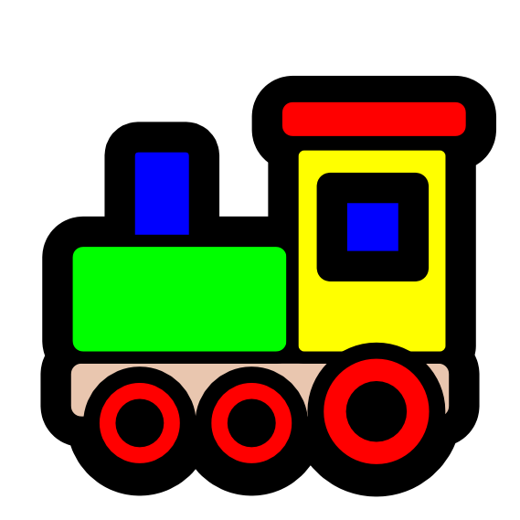 pitr toy train icon scalable vector graphics svg clip art 