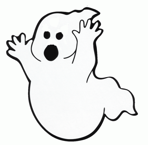 Ghost Free Printable Halloween Coloring Pages - Hallowen Coloring 