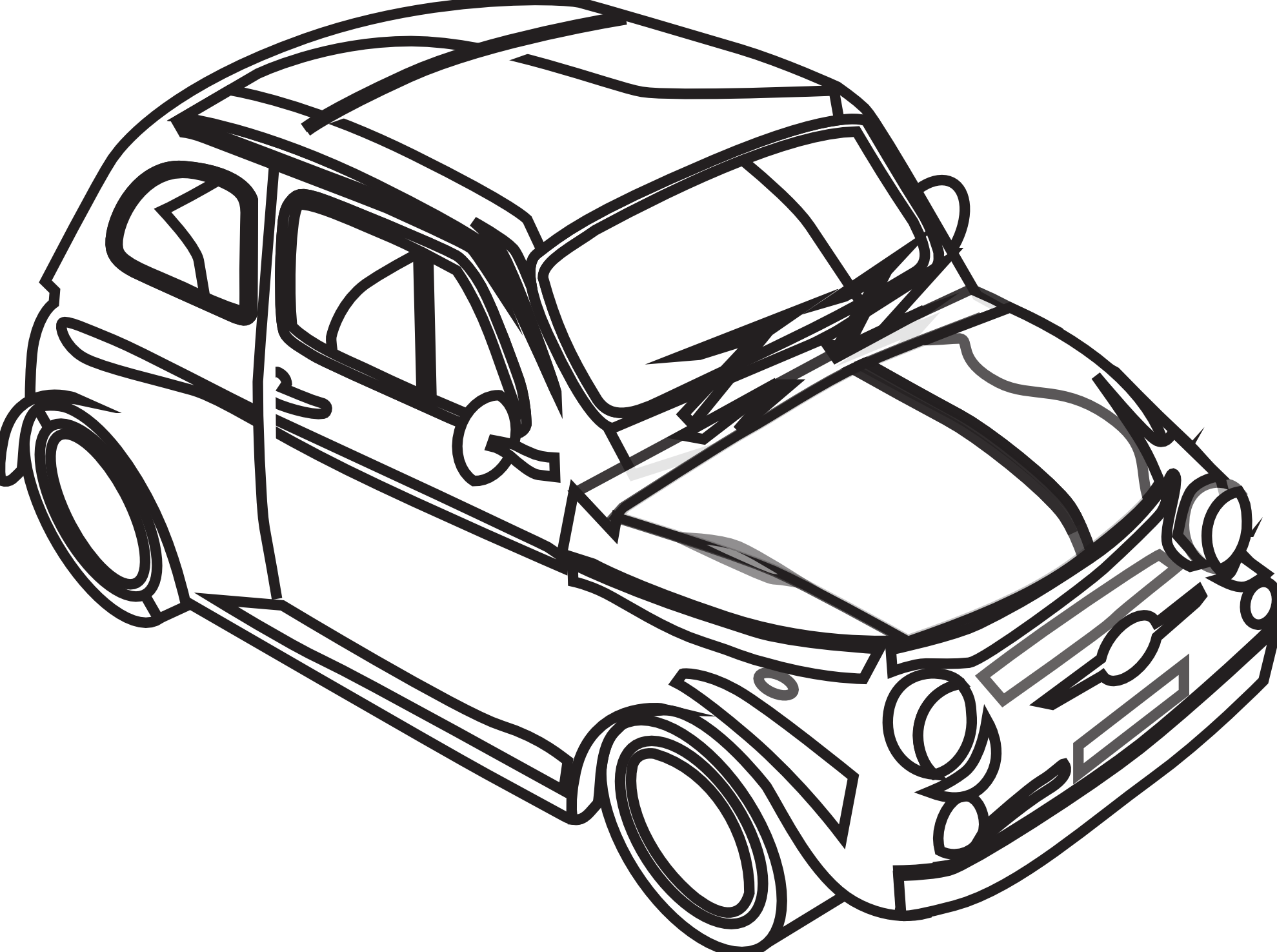 indian family clipart black and white car