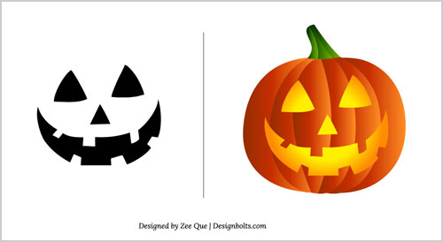Free Halloween Pumpkin Carving Patterns 2012 | 15 Scary Stencils 