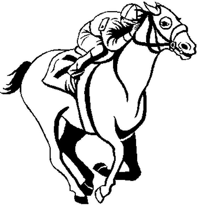printable horses | Coloring Picture HD For Kids | 750 