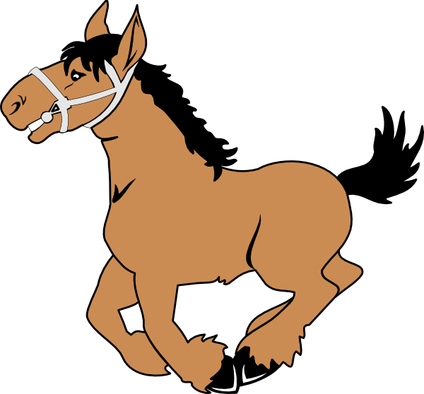 Cartoon Horse Head Clip Art 