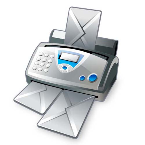 Fax machine icon vector - Other Icons free download