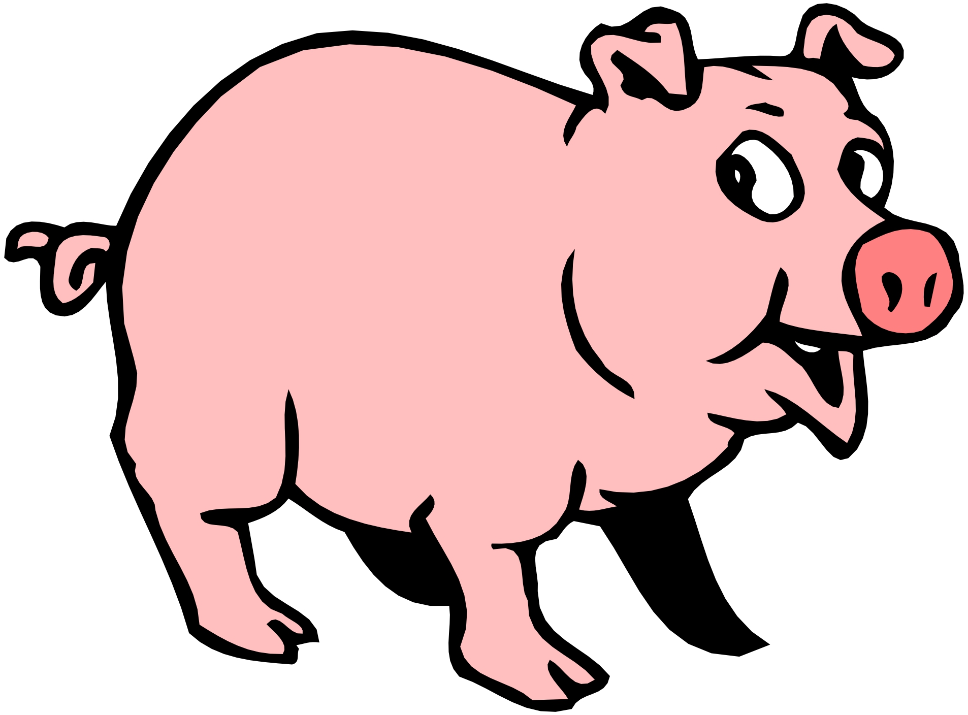 Cartoon Pig | Page 2 - Clipart library - Clipart library