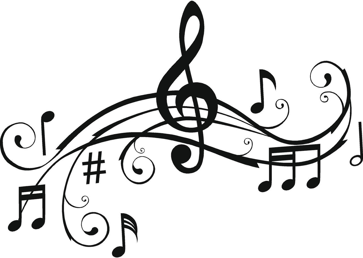 Popular items for music note wall art 