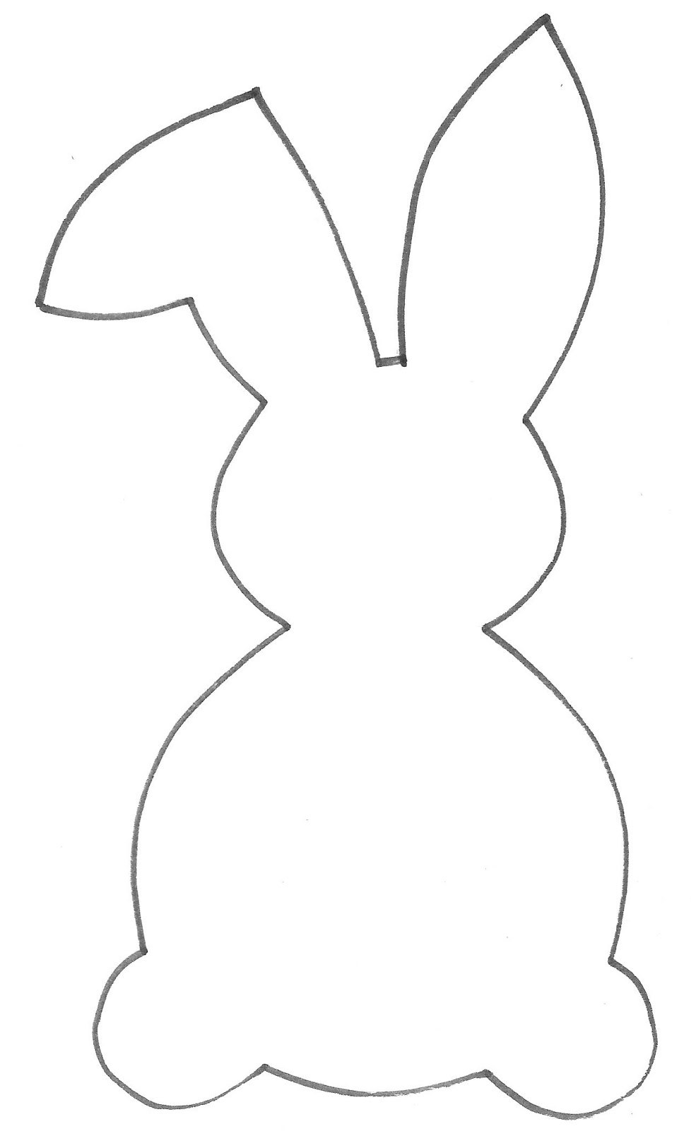 Free Outline Of A Bunny, Download Free Outline Of A Bunny png images