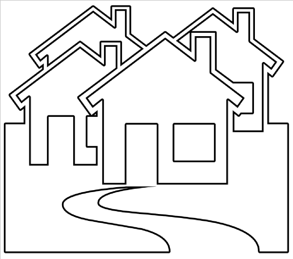 free-outline-of-a-house-download-free-outline-of-a-house-png-images