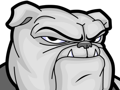 Dribbble - Cartoon Bulldog Mascot by Brad Fitzpatrick