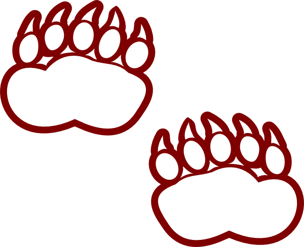 Bear Footprint Art images