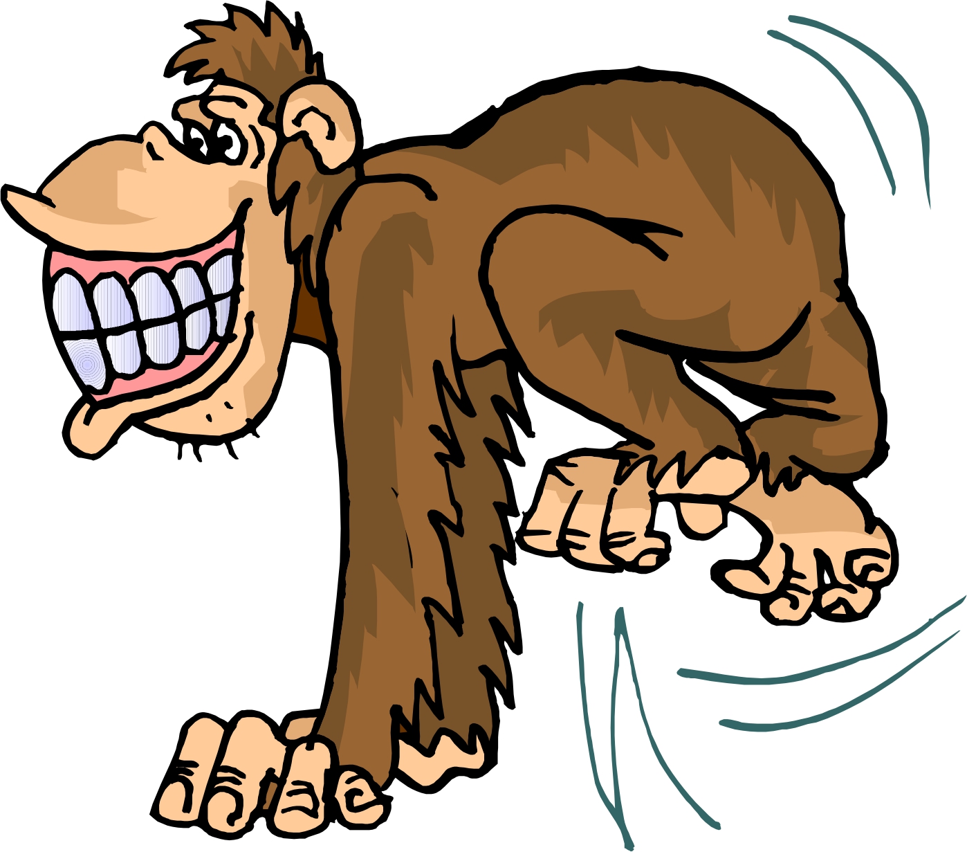 funny photo of monkey cartoon - Clip Art Library