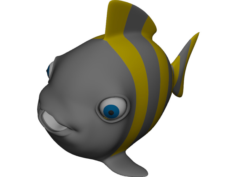 Fish Cartoon 3D Model Download | 3D CAD Browser