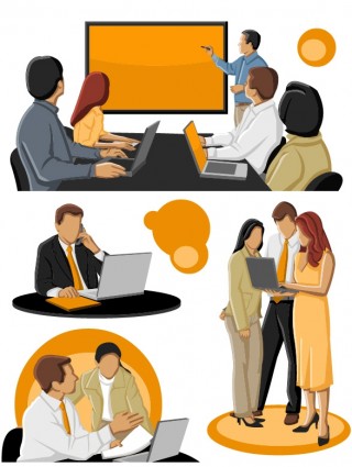 Success business people clipart Free vector for free download 