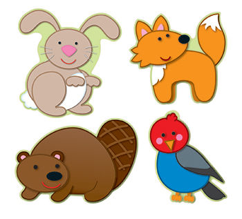 woodland friends accents classroom decoration - Clip Art Library