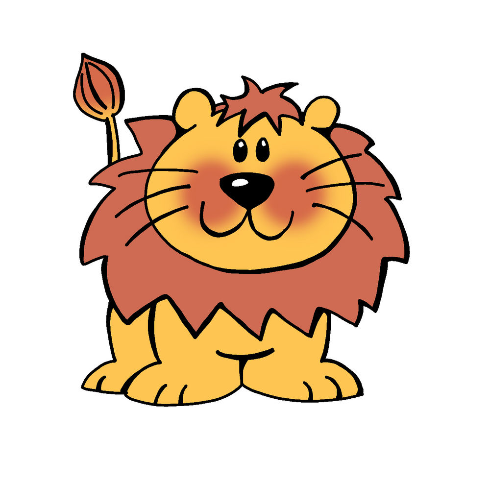 free lion cartoon clipart - photo #41
