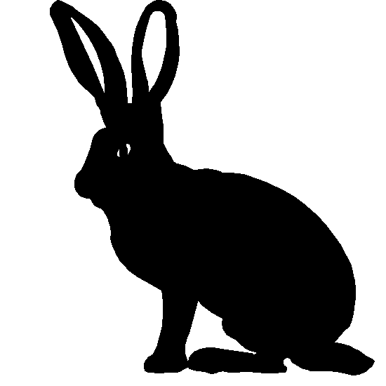 Rabbit Silhouette Images - Clipart library - Clipart library
