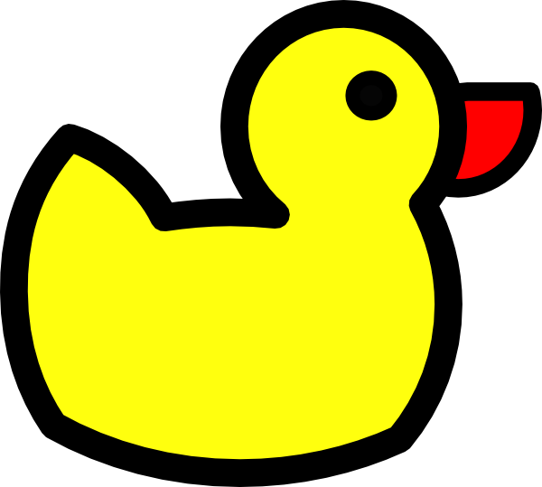 Ducky clip art - vector clip art online, royalty free  public domain