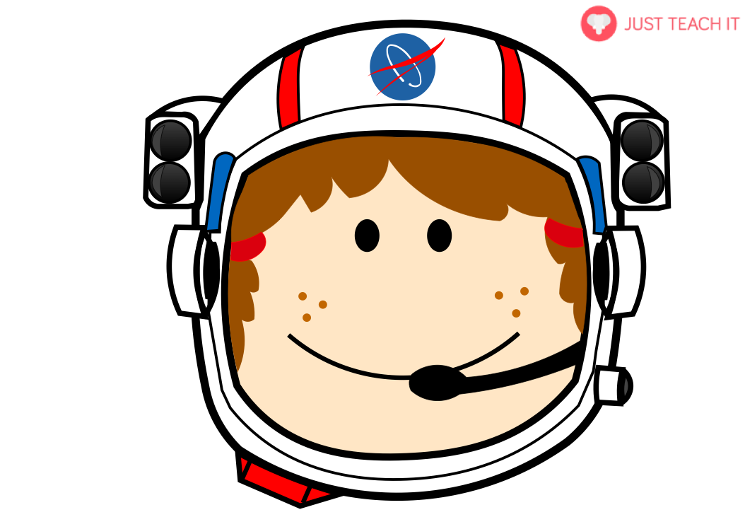 Space Astronaut Face Helmets | Just Teach It