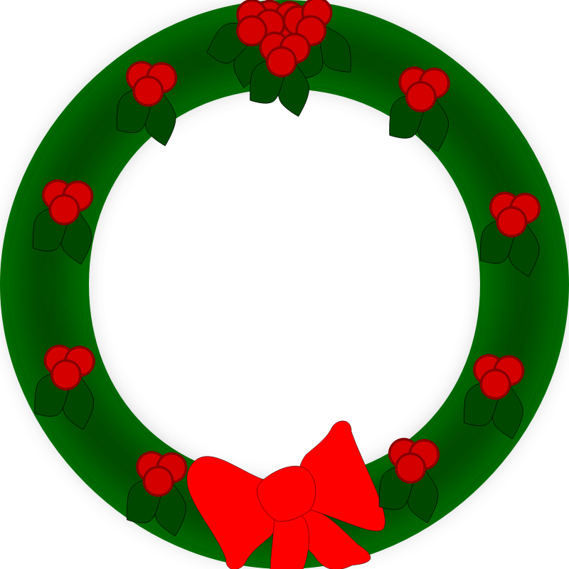Clipart - Holiday Wreath