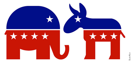 Republican Elephant  Democratic Donkey - Icons | Flickr - Photo 
