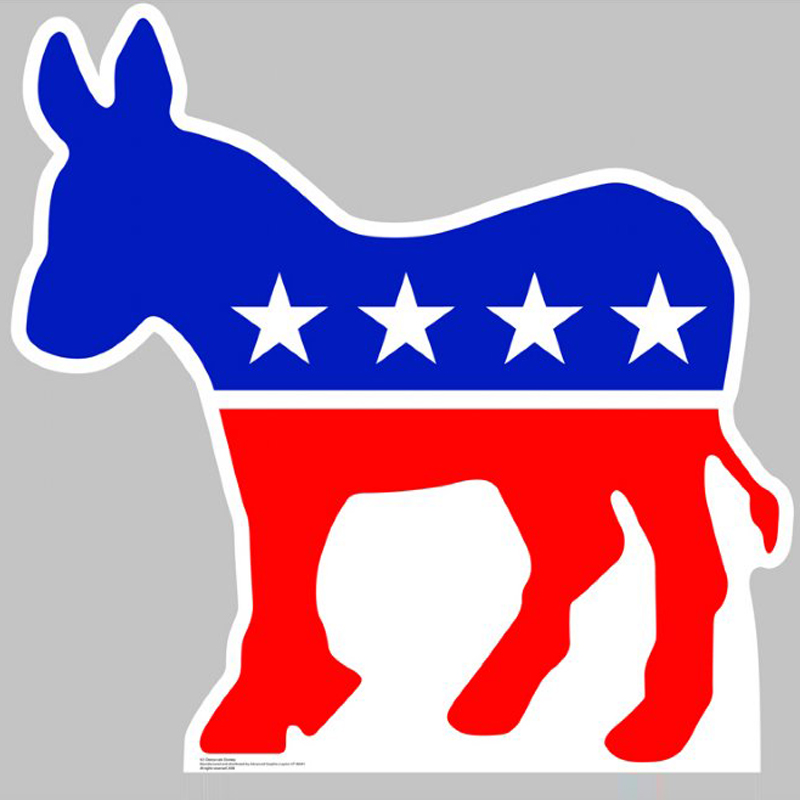 Democratic Donkey Cardboard Cutout
