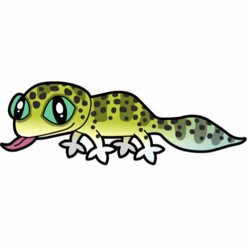 leopard gecko clip art - Clip Art Library