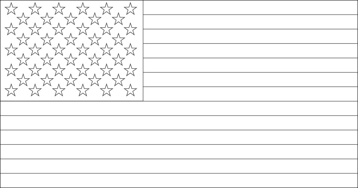 Fourth of July Tissue Flags