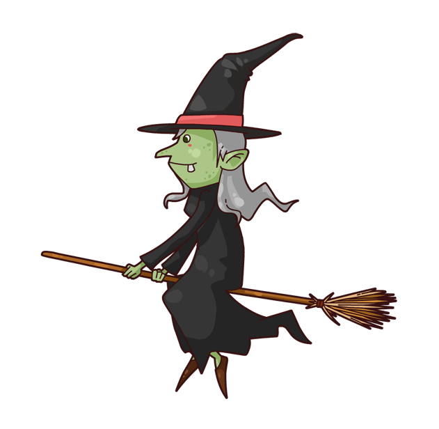 free witch cartoon clipart - photo #26