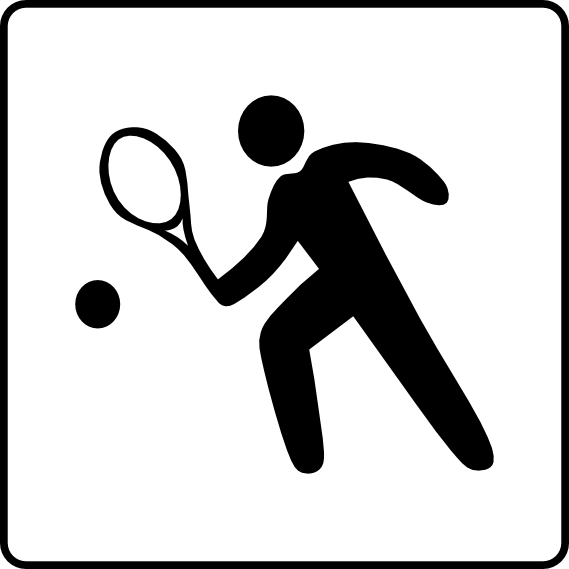 gerald g 32 hotel icon has tennis court scalable vector graphics 