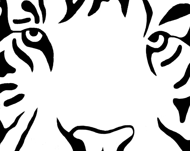 Tiger Tribal Art by Lookiechan on Clipart library