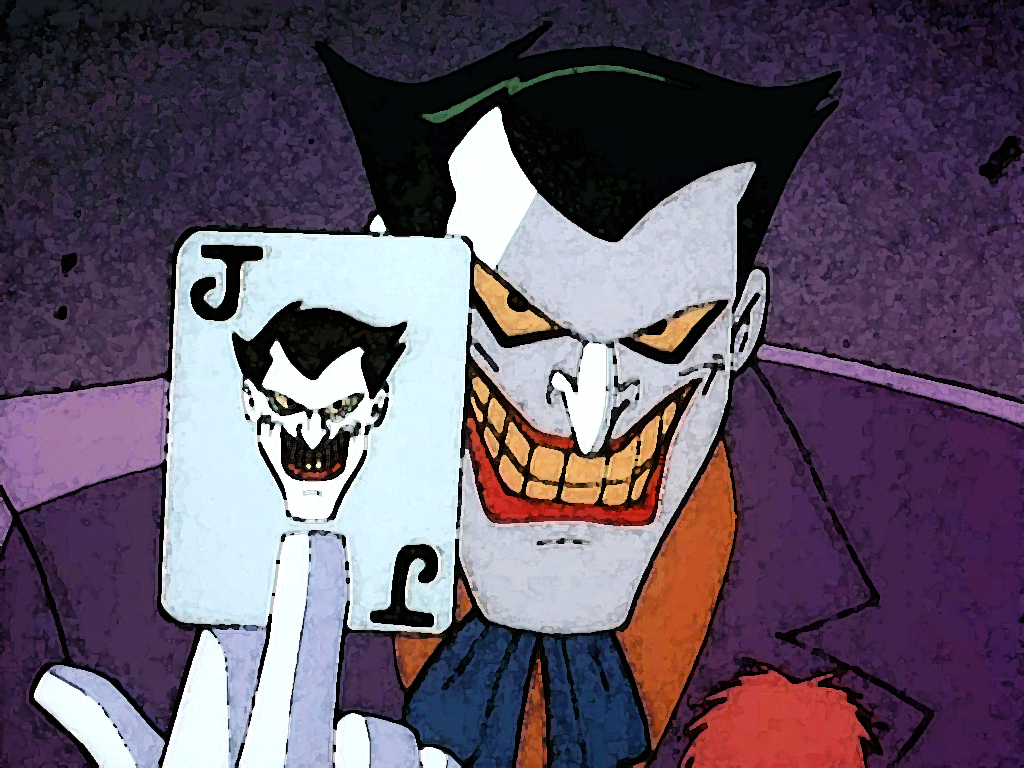 batman the animated series joker card - Clip Art Library