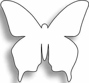 Download Cut Out Butterfly Shapes Clip Art Library