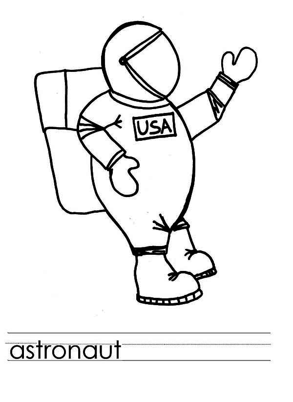 Astronaut Coloring Page Cake Ideas and Designs