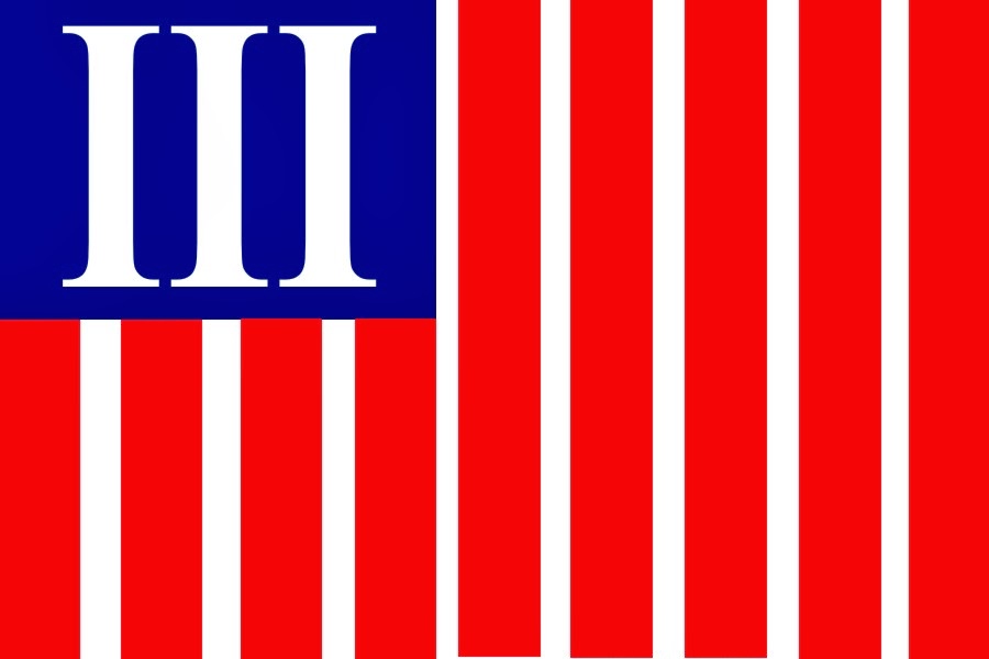 III Percent Patriots: III Battle Flag