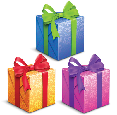 Pix For  Gift Boxes Clipart