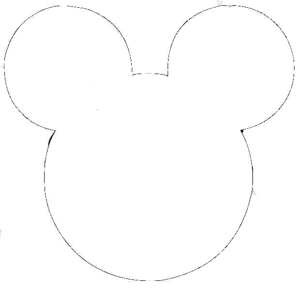 Mickey Mouse Head Outline