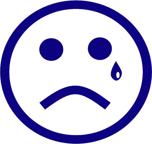 Crying Sad Face - Clipart library