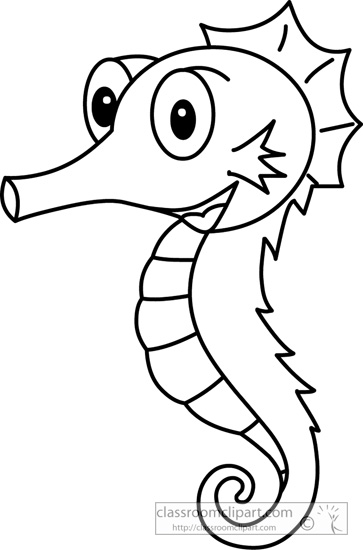 cartoon sea creature drawing - Clip Art Library