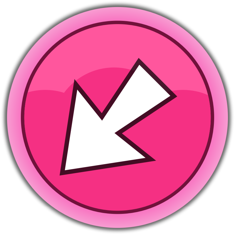 Clipart - pink arrow back