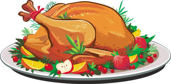 Roasted Turkey Clipart - Clipart library