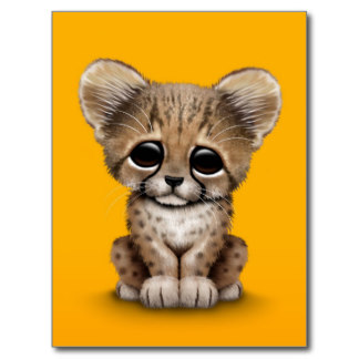 Pix For  Baby Cheetah Cartoon