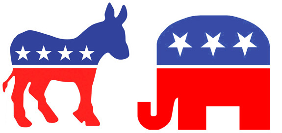 Political Animals: Republican Elephants and Democratic Donkeys 