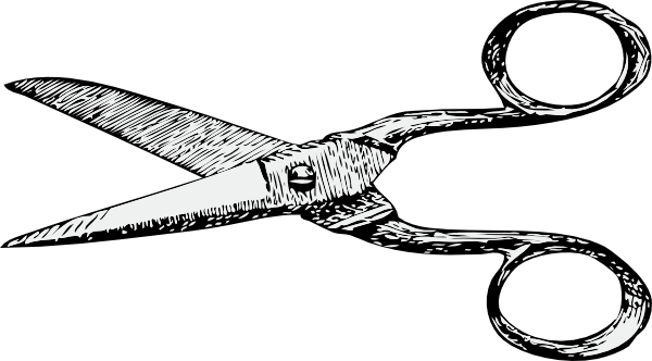 Scissors clip art - vector clip art online, royalty free  public 