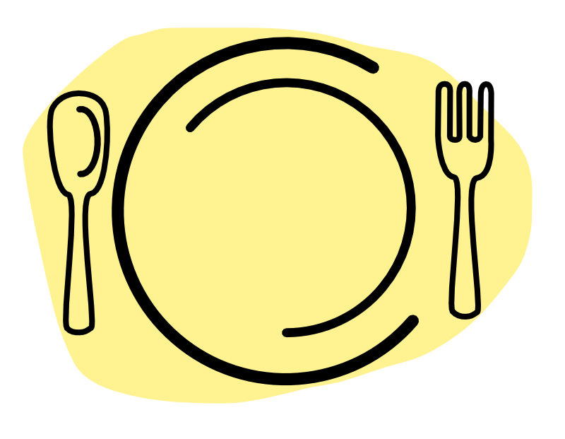 Pix For  Dinner Plate Clipart Images