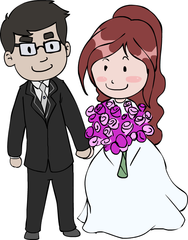 wedding couple by robewan on Clipart library
