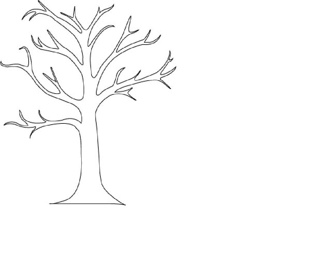 Free Leafless Tree Outline Printable Download Free Leafless Tree