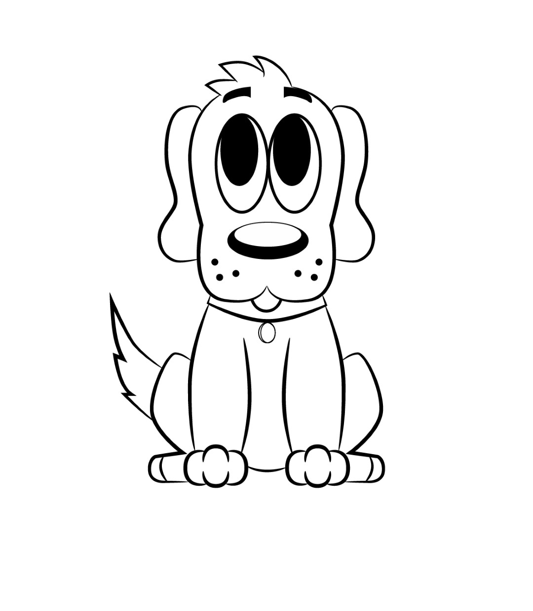 Free Line Drawing Of A Dog, Download Free Line Drawing Of A Dog png