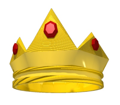 Gold Kings Crown 1 Trendy Bible Educational Clip Art