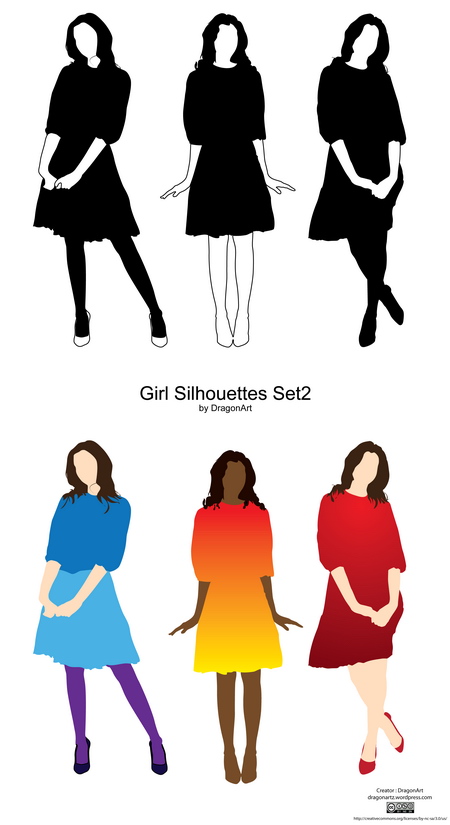 _vector-girl-silhouettes-set2- 