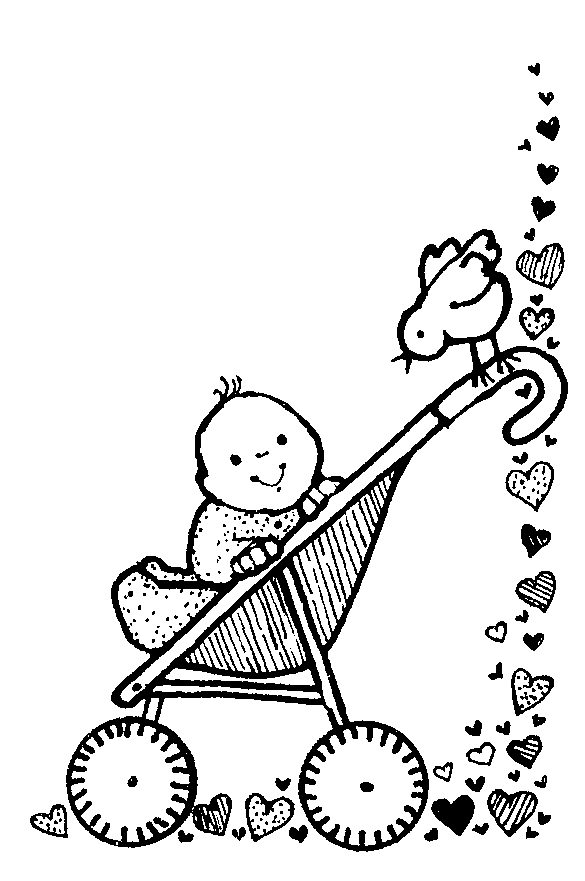 baby stroller Colouring Pages (page 2)