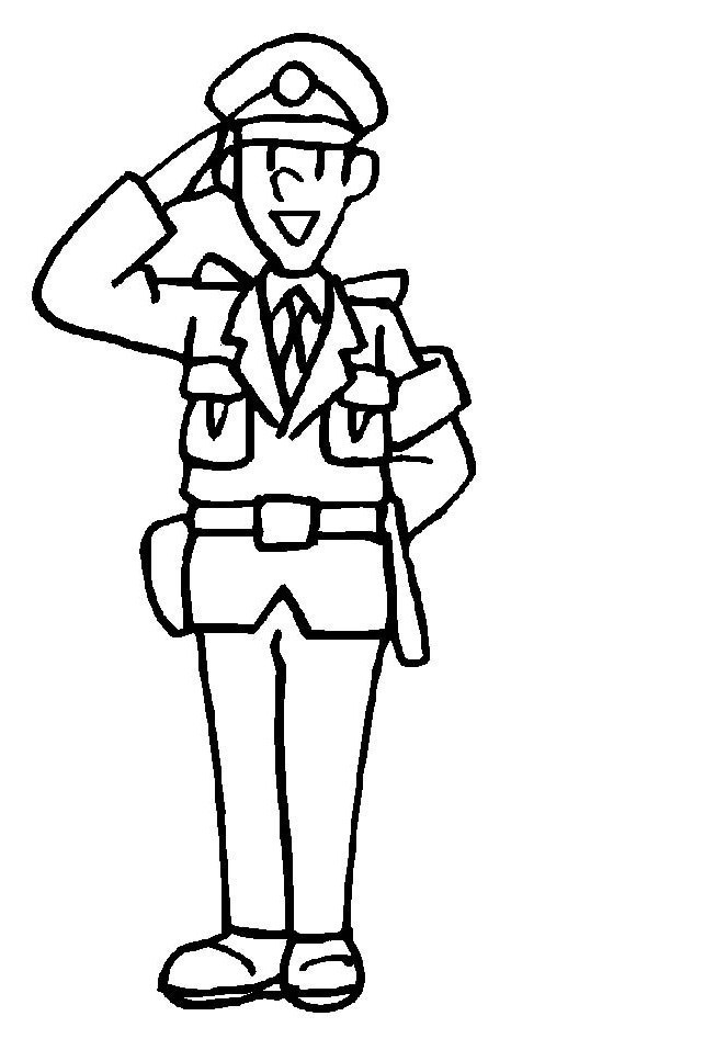 Police Coloring Pages : Printables Policeman Coloring Pages Online 
